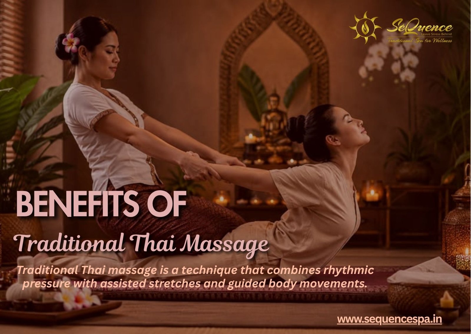 Traditional Thai massage therapy at SeQuence Spa in Surat
